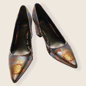 Marc Fisher Ltd. silk brocade & matching clutch